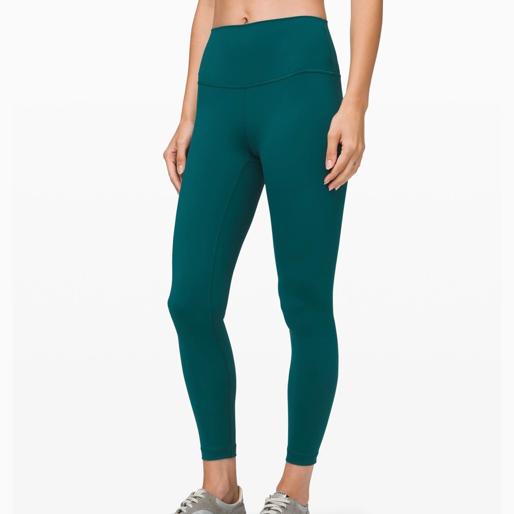 Lululemon Wunder Under High Rise 25” Nulux Emerald